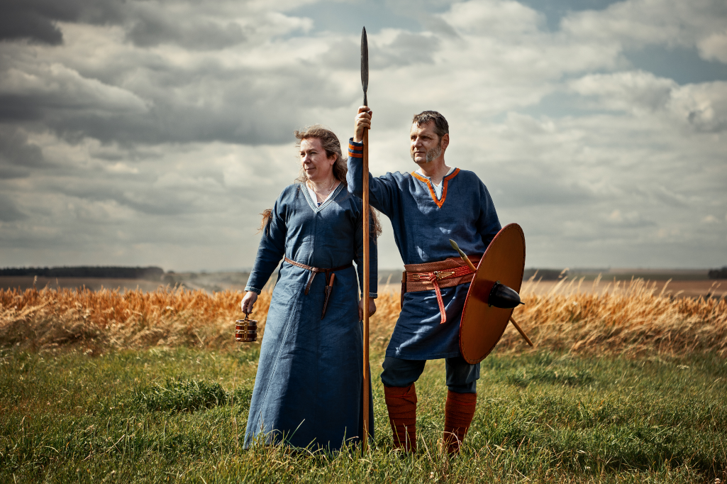 Anglo-Saxon Costume | &copy;Photography by Harvey Mills
