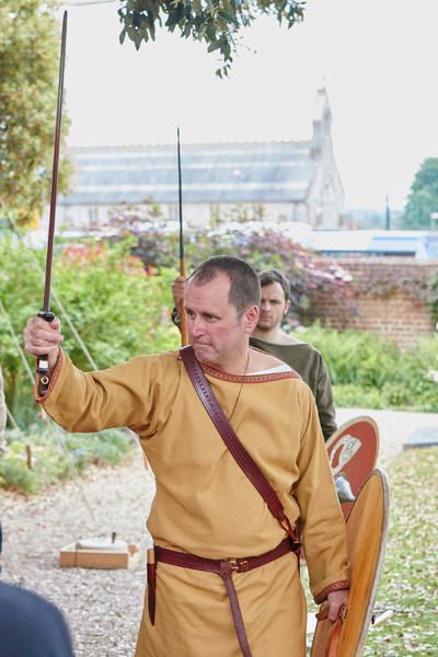 6th/7th Century Saxon Warrior. | ©Hampshire Cultural Trust 2016